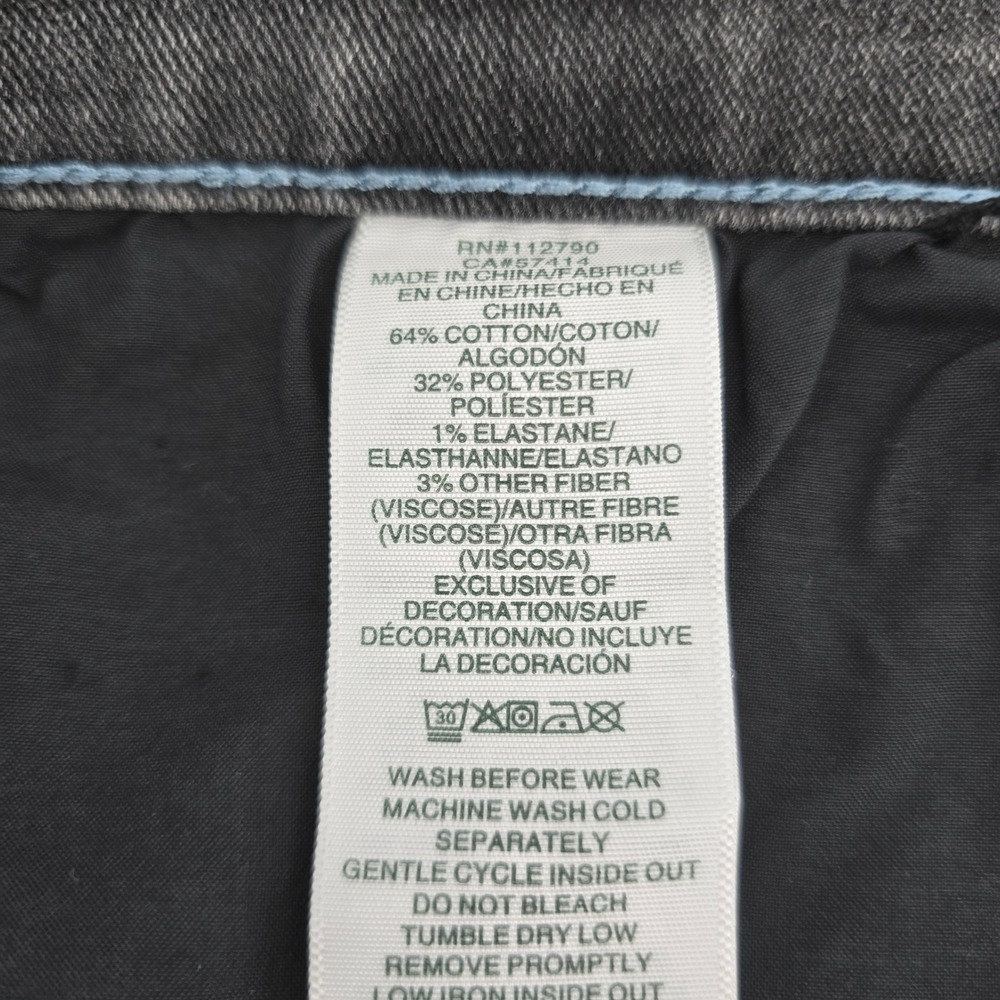 True Religion Ricky Relaxed Straight Jeans Mens Grey Phantom Wash 36x34 NWT - Picture 11 of 11